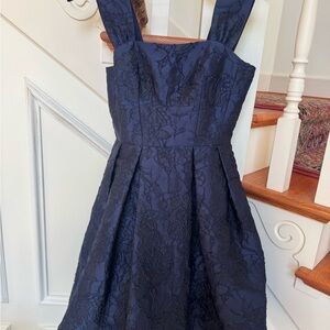 Gal Meets Glam Midnight Blue Lace Dress